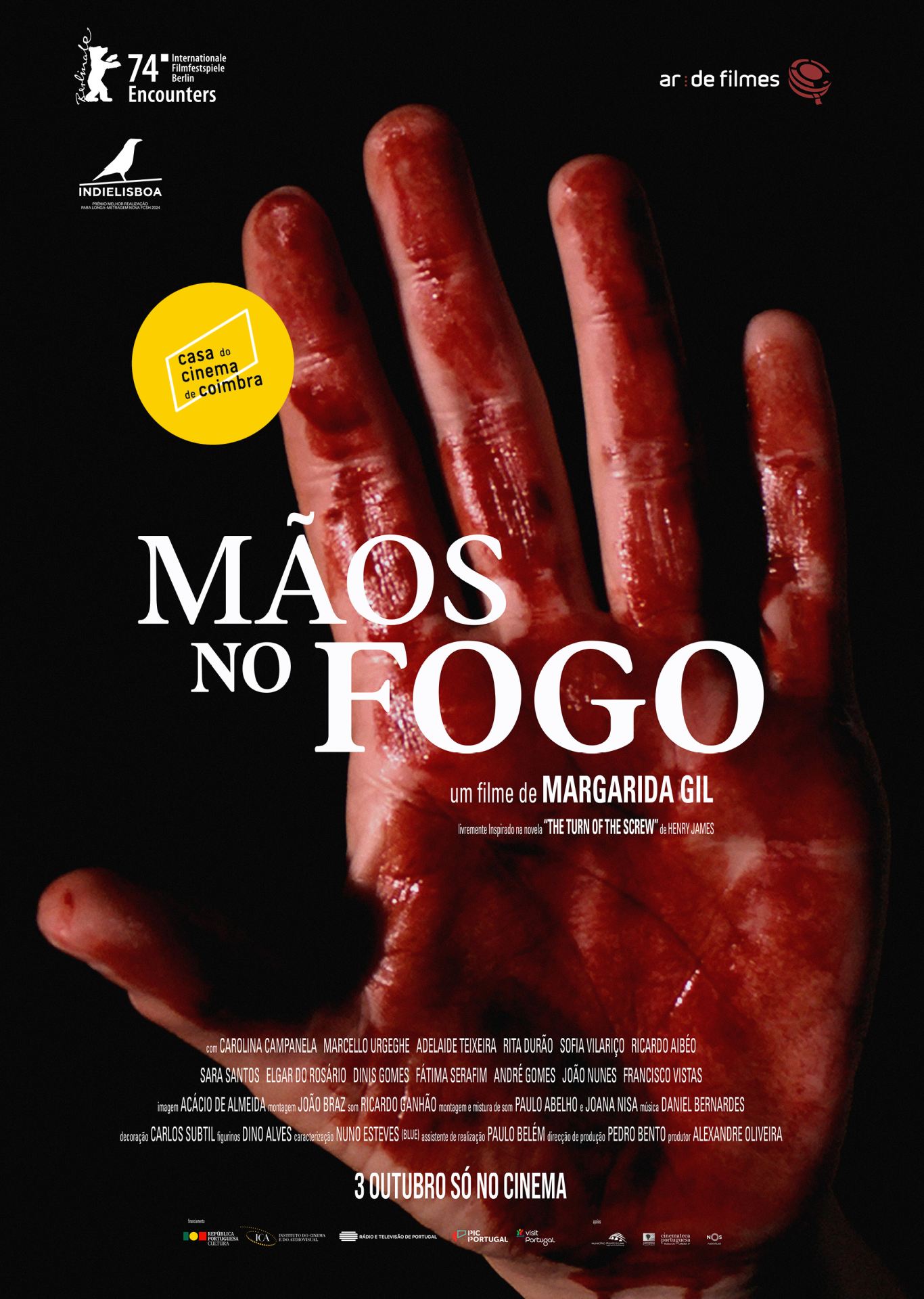 Mãos no Fogo, de Margarida Gil